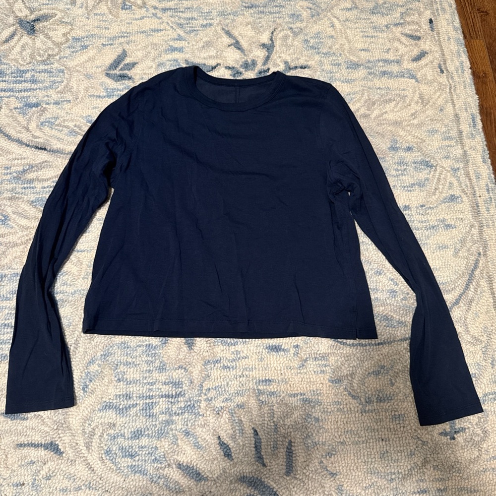 Lululemon Navy Blue Long Sleeve Top